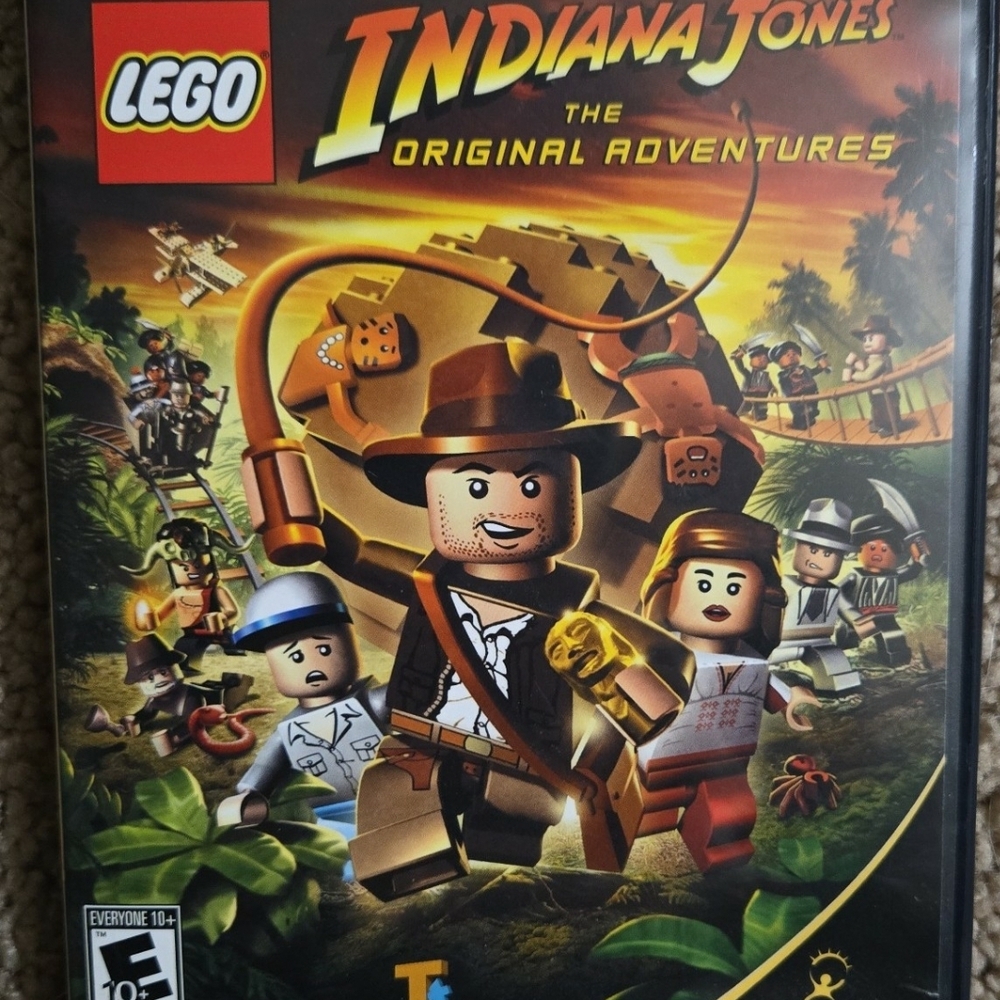 LEGO Indiana Jones Game Case - Yellow, Brown, Black